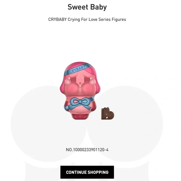 Pop Mart CRYBABY Crying For Love Series Figurine *in-hand/sealed* (U.S. Seller) - Picture 6 of 7